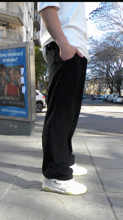 pantalon negro baggy eprdil