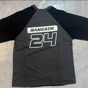 Remera Bangkok 24 Color Negro Gris - 3 Cuotas Sin Interes cod 92