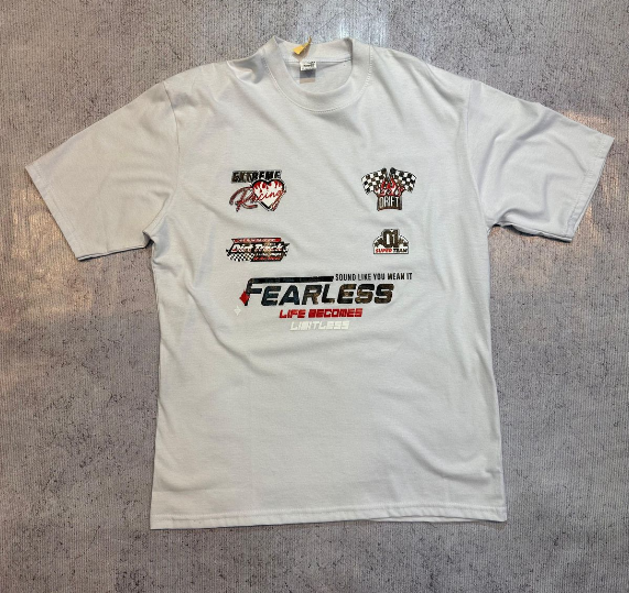 Remera blanca FEARLES - 3 CUOTAS SIN INTERES - cod 139