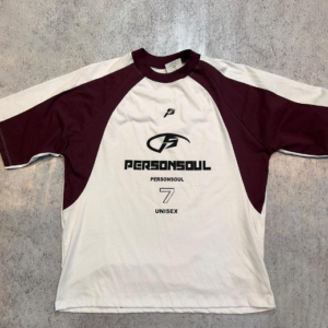 Remera PESONSOUL color blanco con mangas rojas - 3 Cuotas Sin Interes - 35