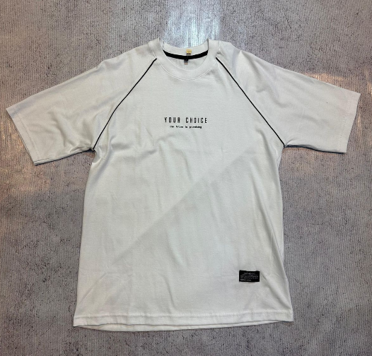 Remera Your Choice blanca y Negro - 3 cuotas sin interes - 37 - Image 3