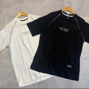 Remera Your Choice blanca y Negro - 3 cuotas sin interes - 37