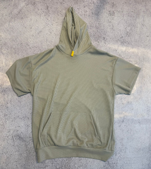 Remera Canguro con Capucha colores Marron y Gris - 3 CUOTAS SIN INTERES - 110