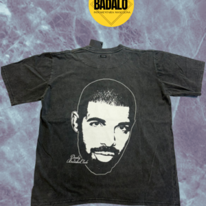 remera bamba drake negra
