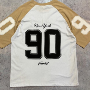 Remera New Year 90 blanca mangas amarillas - 3 Cuotas Sin Interes 203