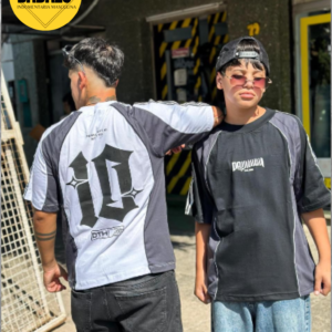 Remera DTH 10 Blanca Negro