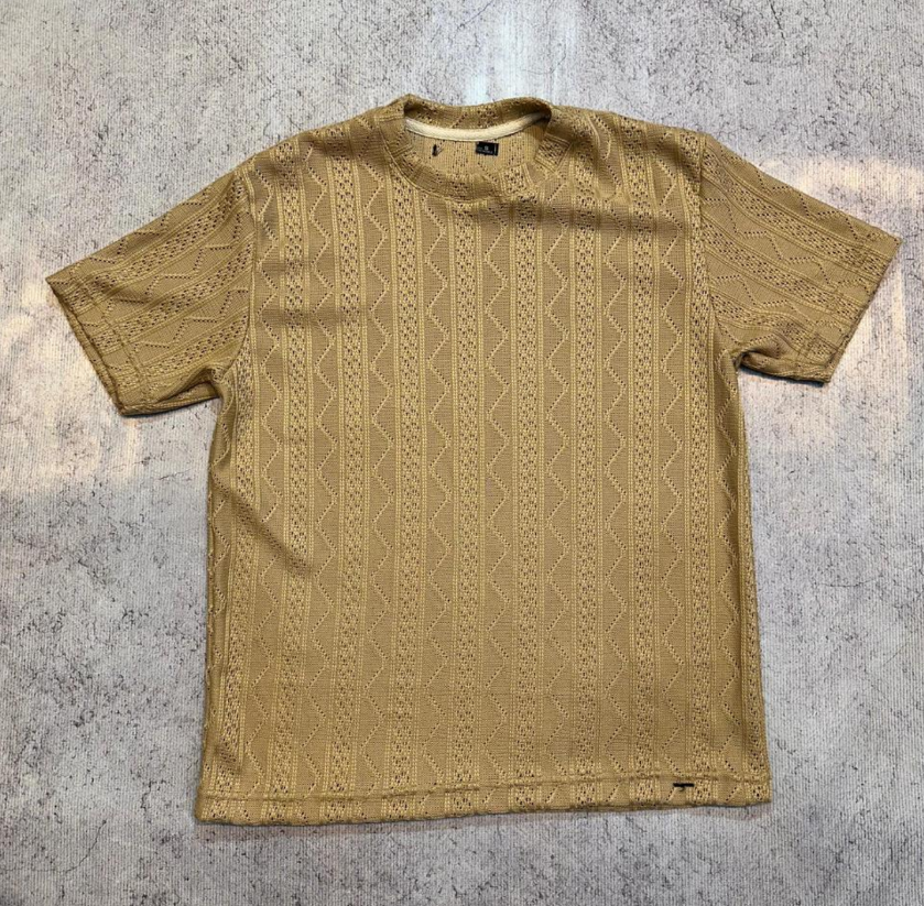 Remera Hilo color blanco negro Beige Marron - 3 cuotas sin interes 19 - Image 2