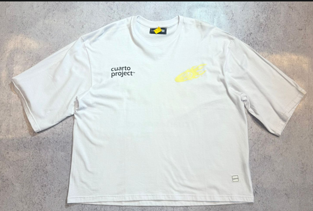 remera topcrop color blanco frente