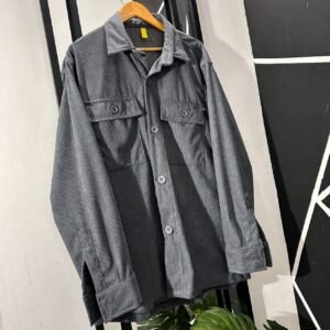 Camisaco corrugado gris