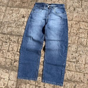 Jeans baggy liso azul