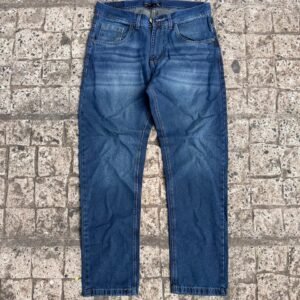 Jeans mom oxido liso