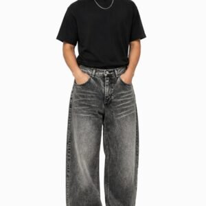 Jeans baggy gris nevado/ COD 325
