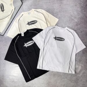 Remera RECHARGE con tiras/ COD 307