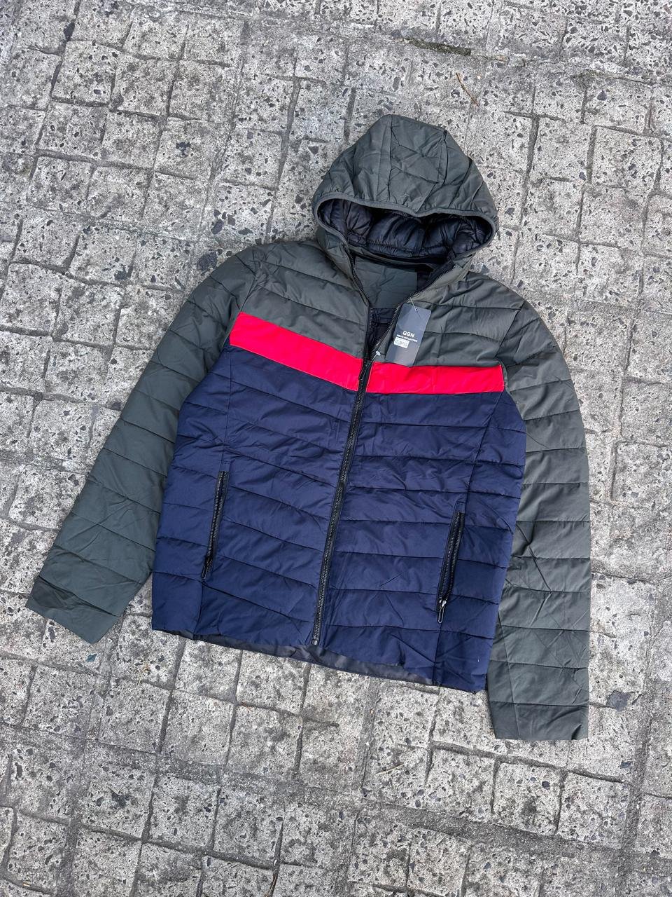 Campera inflable tricolor/ COD 340