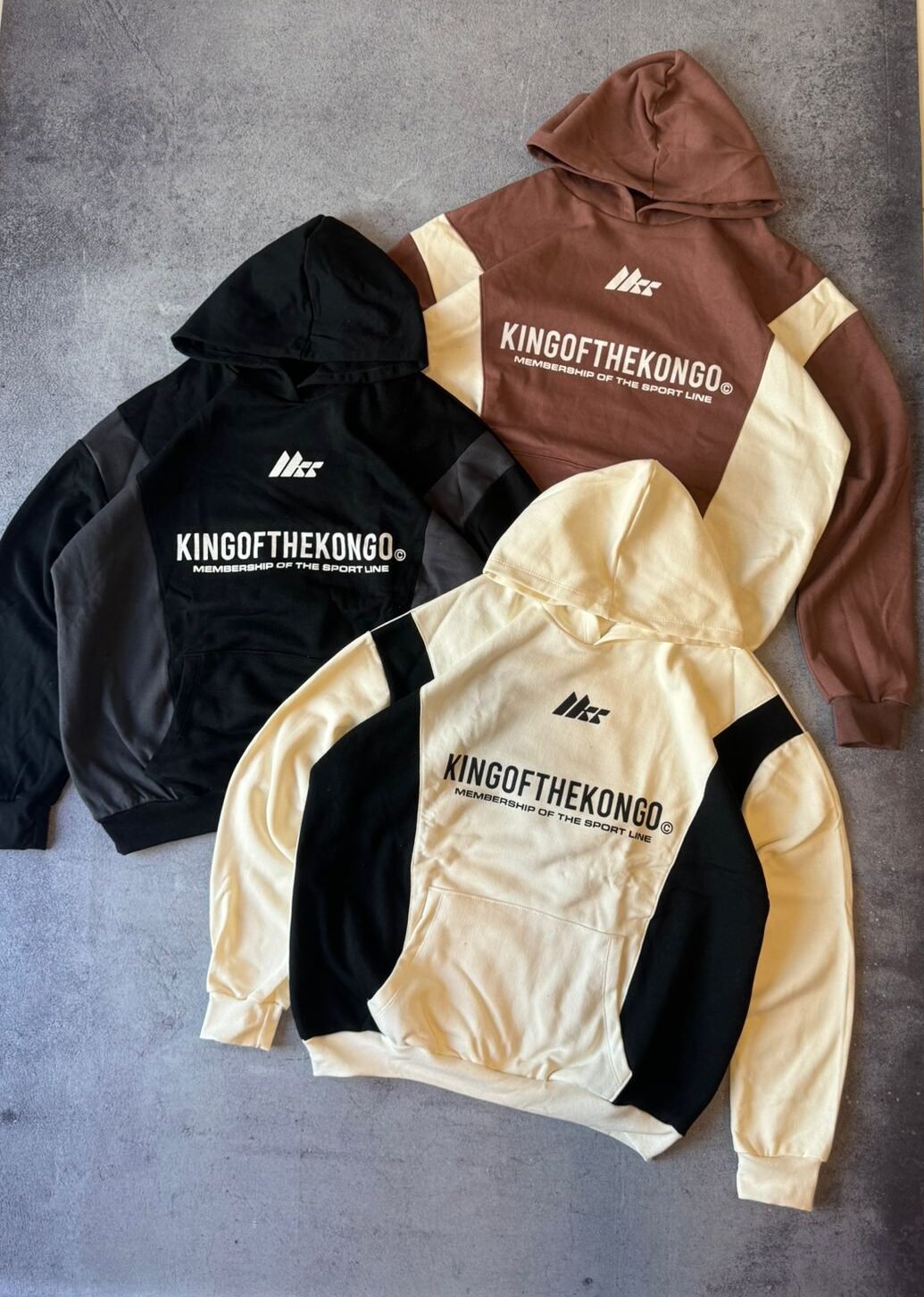 Buzo KINGO frizado combinado/ COD 294