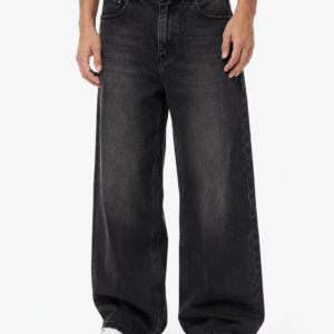 Jeans baggy negro despintado / COD 384