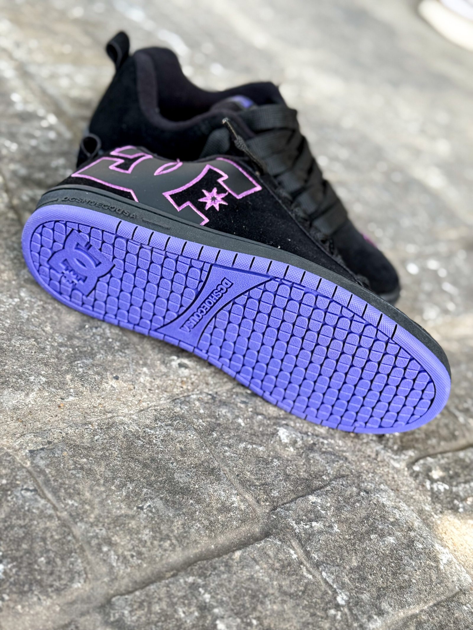 Zapatilla DC negro/violeta/ COD 371 - Image 3
