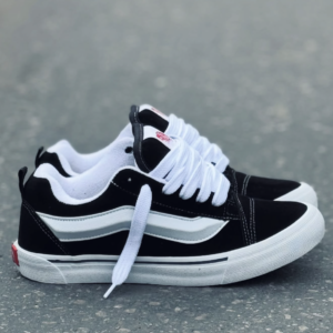 Zapatilla vans knu negro con blanco/ COD 361
