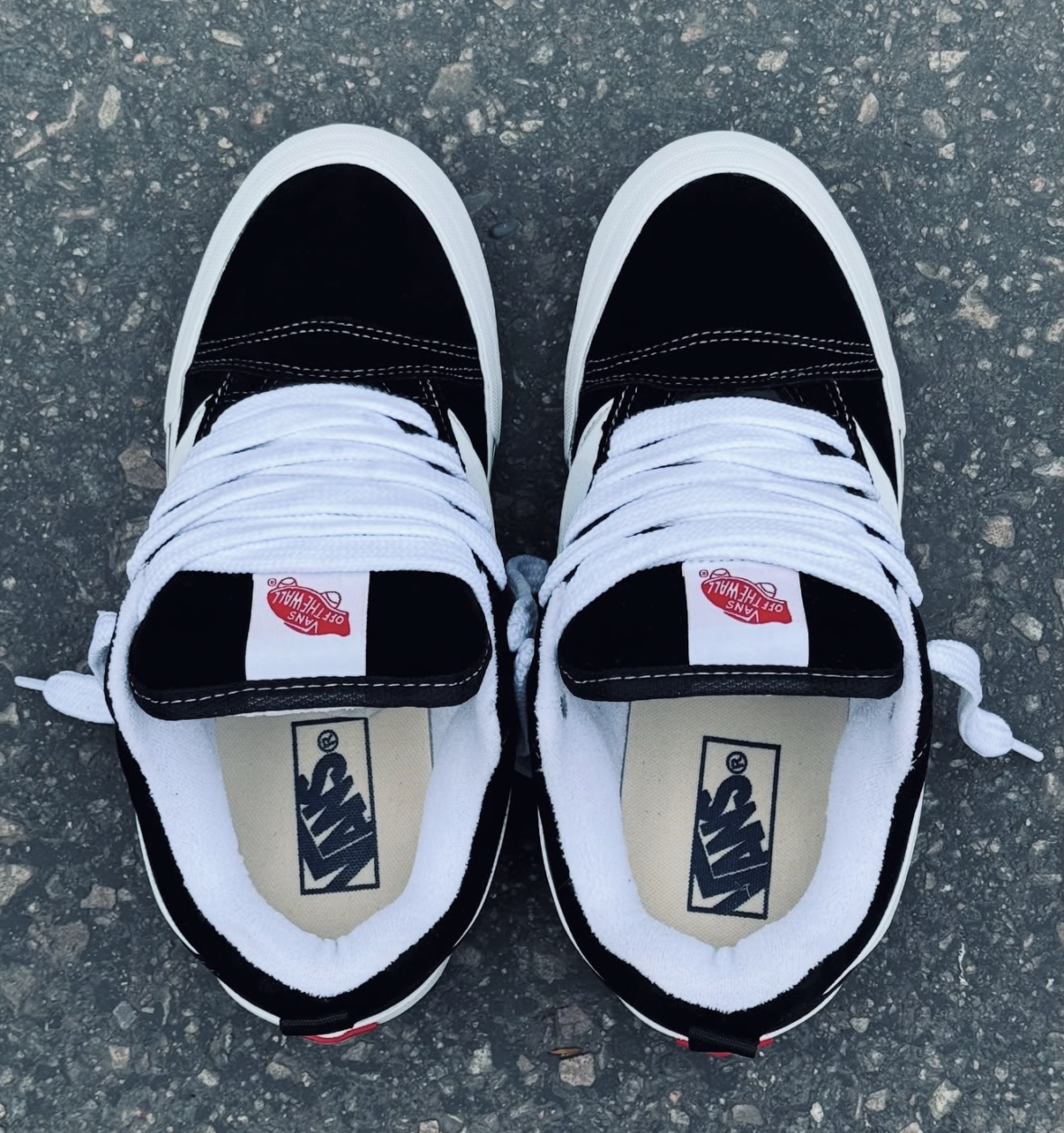 Zapatilla vans knu negro con blanco/ COD 361 - Image 3