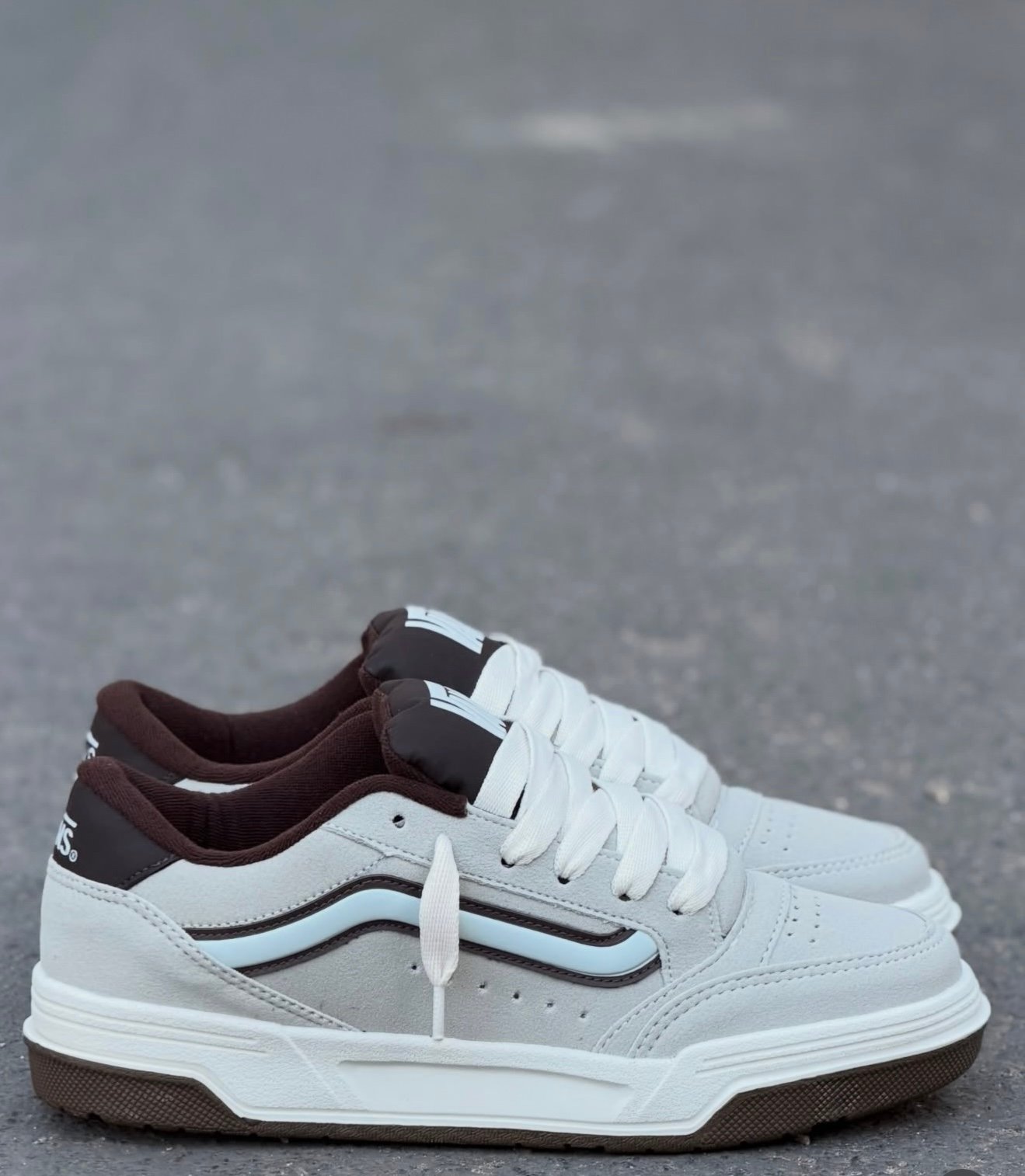 Zapatilla Vans hylane beige con marron/ COD 349 - Image 3