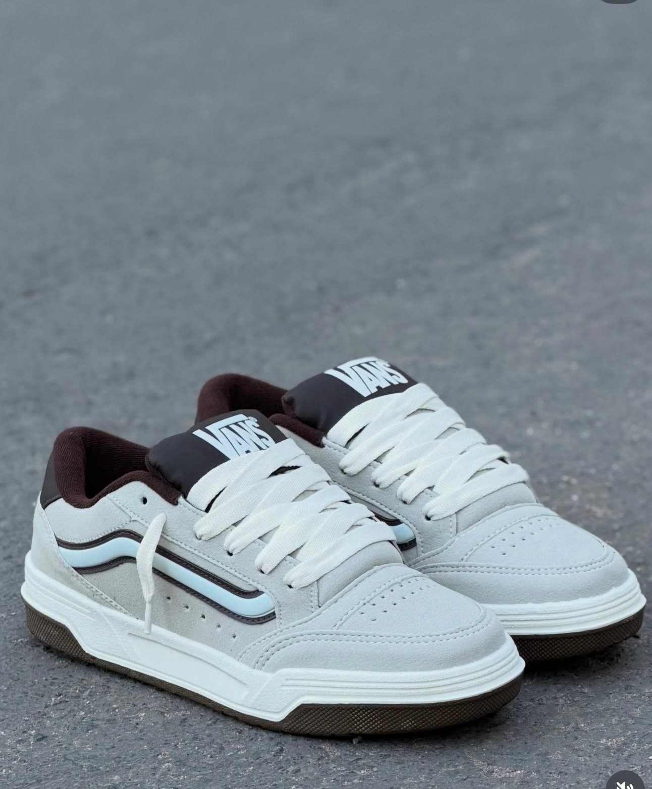 Zapatilla Vans hylane beige con marron/ COD 349 - Image 5