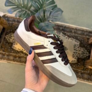 Zapatilla samba cacau beige con marrón/ COD 378
