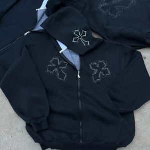 Campera friza con brillos/ COD 453