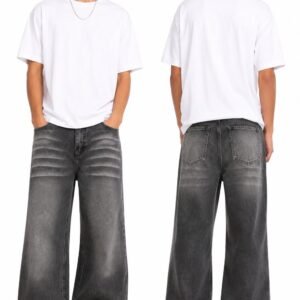 Baggy gris con franjas/ COD 458
