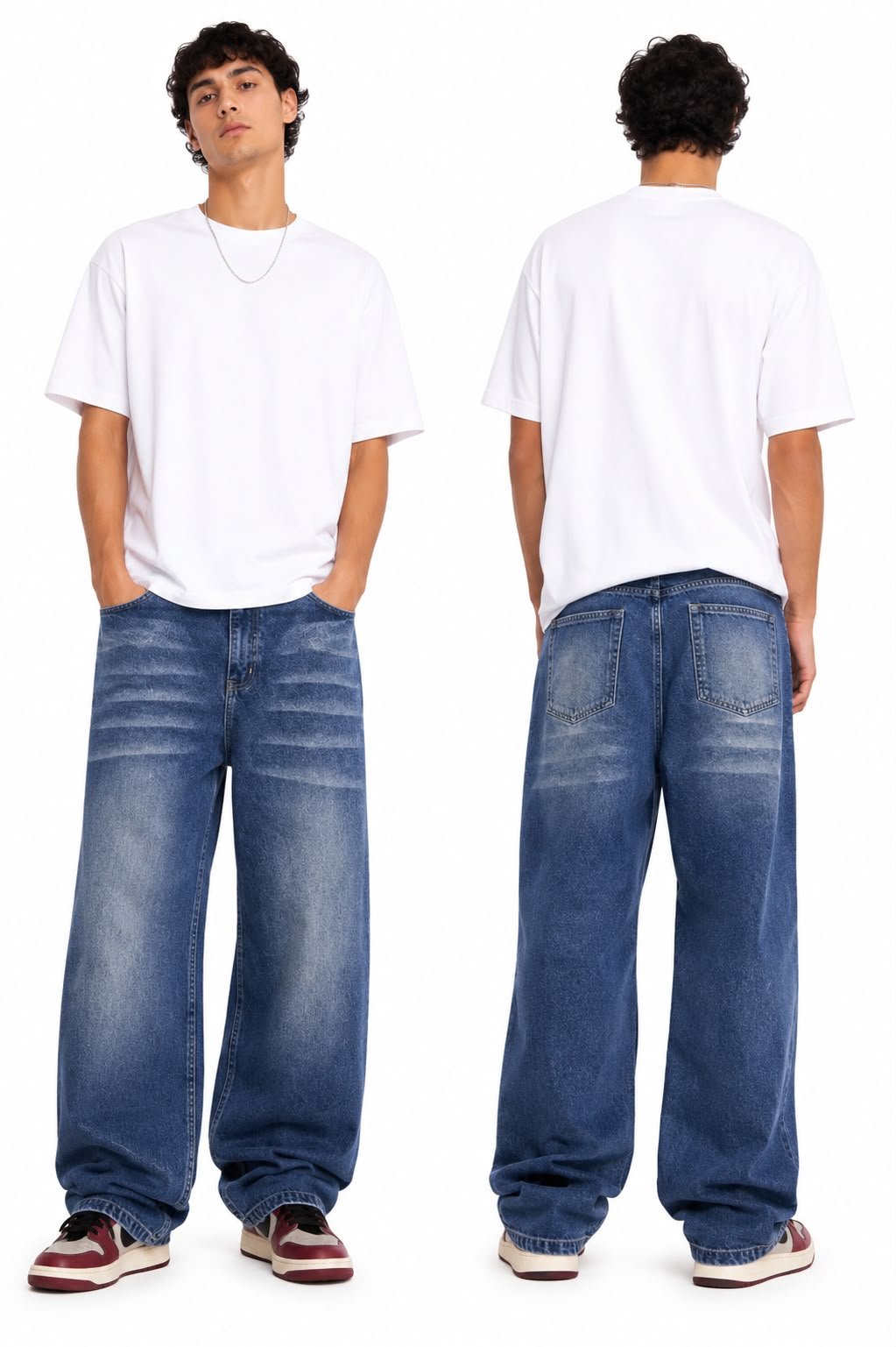 Baggy azul claro nevado/ COD 456