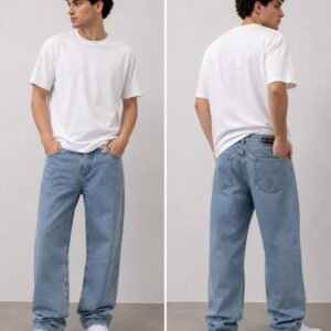 Jeans Baggy celeste liso claro/ COD 457